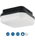 Hard Nox 10" Square Flush Mount Light Black