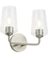 Celino 2-Light Bath & Vanity Brushed Nickel
