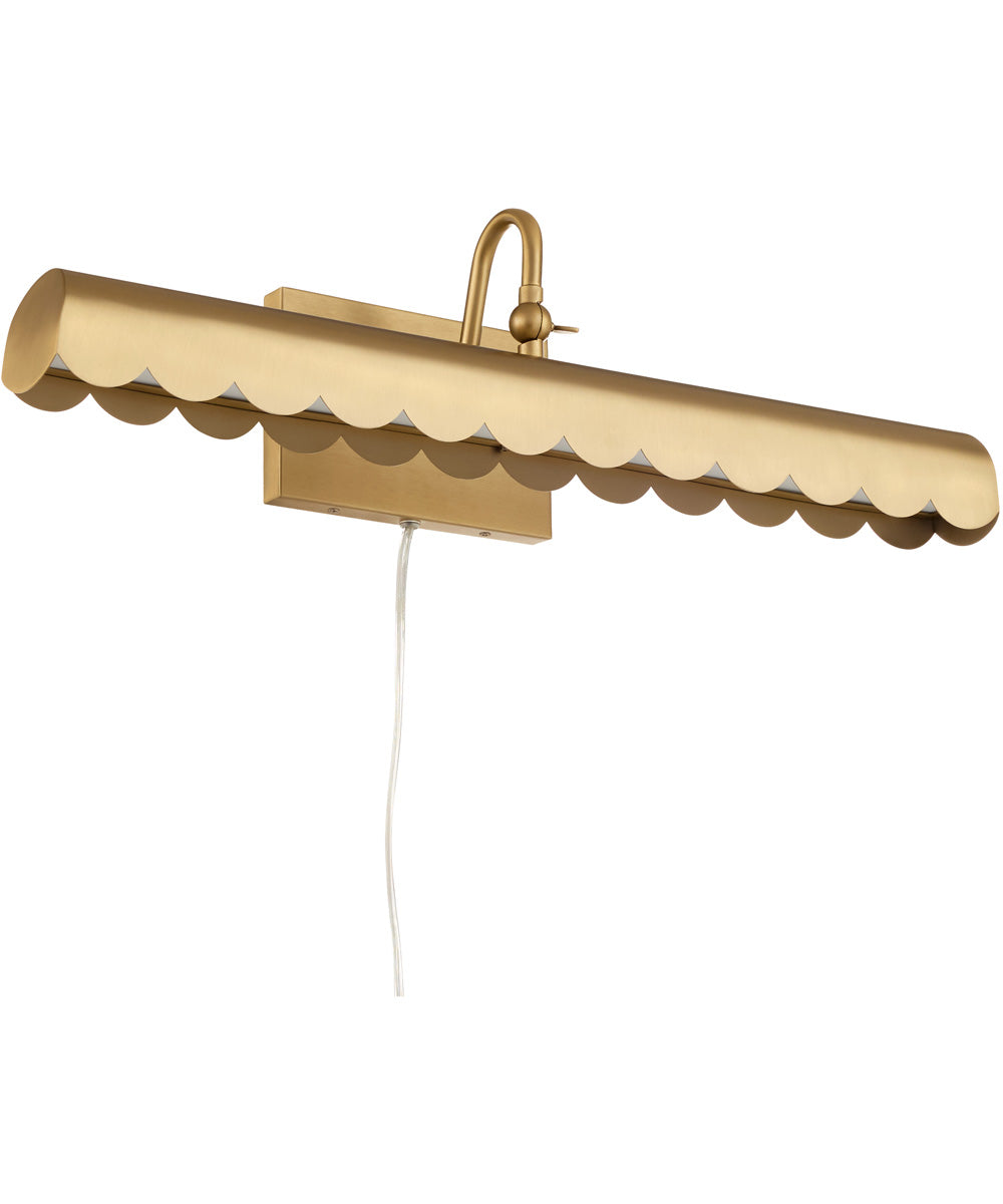 Karnes Wall Mount Light Fixture Aged Brass