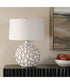 Hartley White Petal Table Lamp