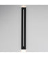 Fosso 47 inch LED Outdoor Wall Sconce - 5cct Black