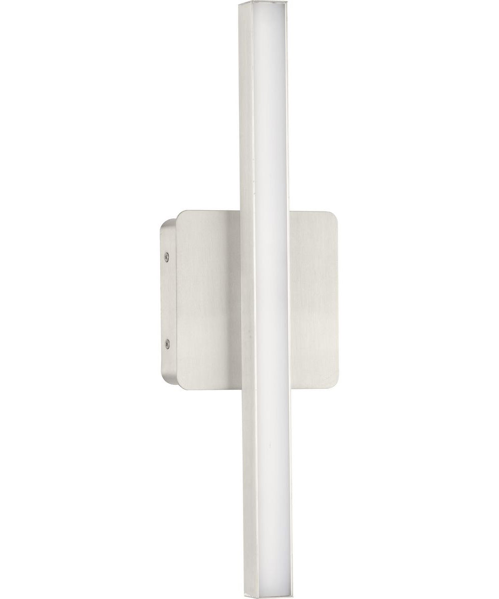 Phase 4 16 in. Small Modern Integrated 3CCT Integrated LED Linear Vanity Light Brushed Nickel