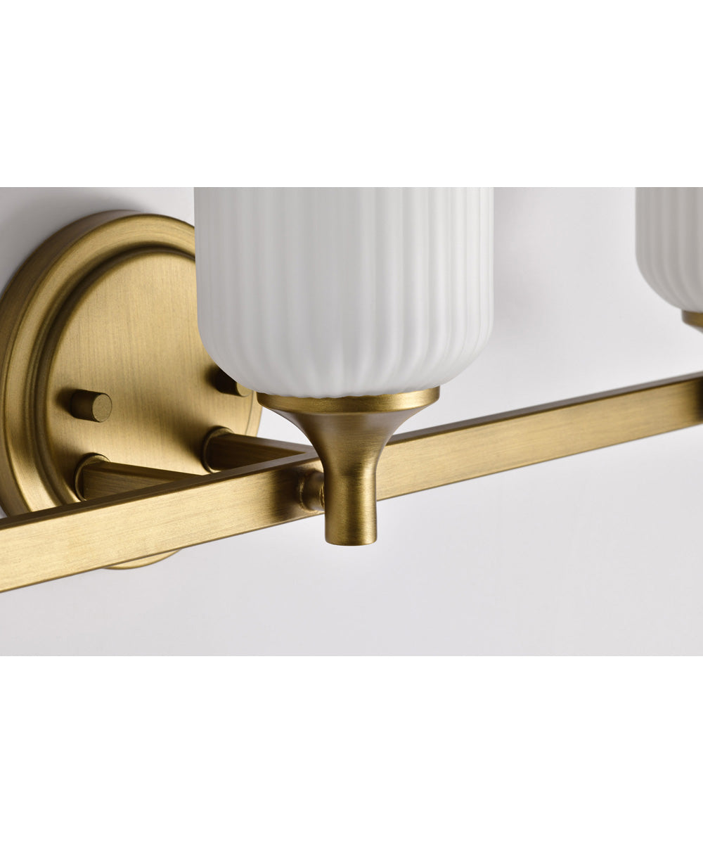 Solara 3-Light Vanity & Wall Natural Brass
