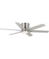 Bexar 54 in. 6-Blade Ceiling Fan with Integrated LED Light Brushed Nickel