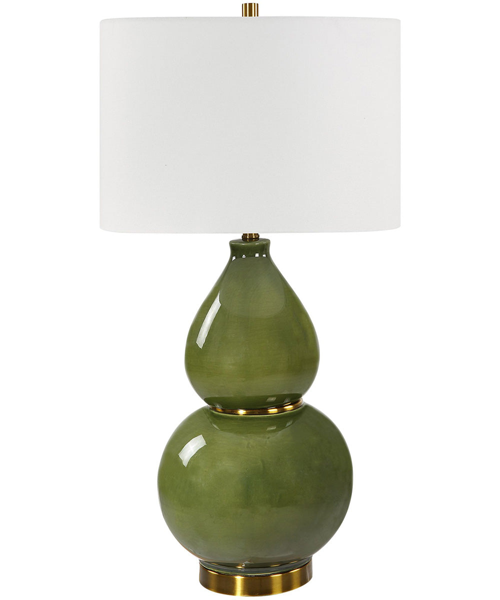 Gourd Green Table Lamp