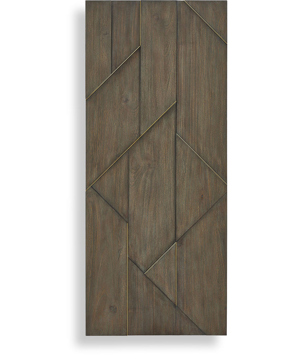 Hanoi Geometric Wood Wall Panel