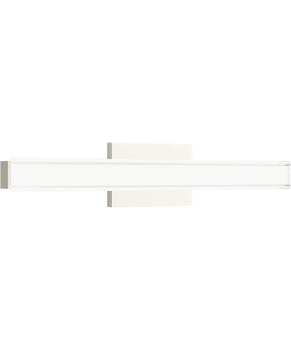 Phase 6.3 24 in. 5CCT Integrated LED Linear Vanity Light Brushed Nickel