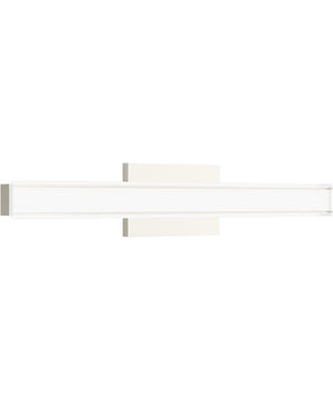 Phase 6.3 24 in. 5CCT Integrated LED Linear Vanity Light Brushed Nickel