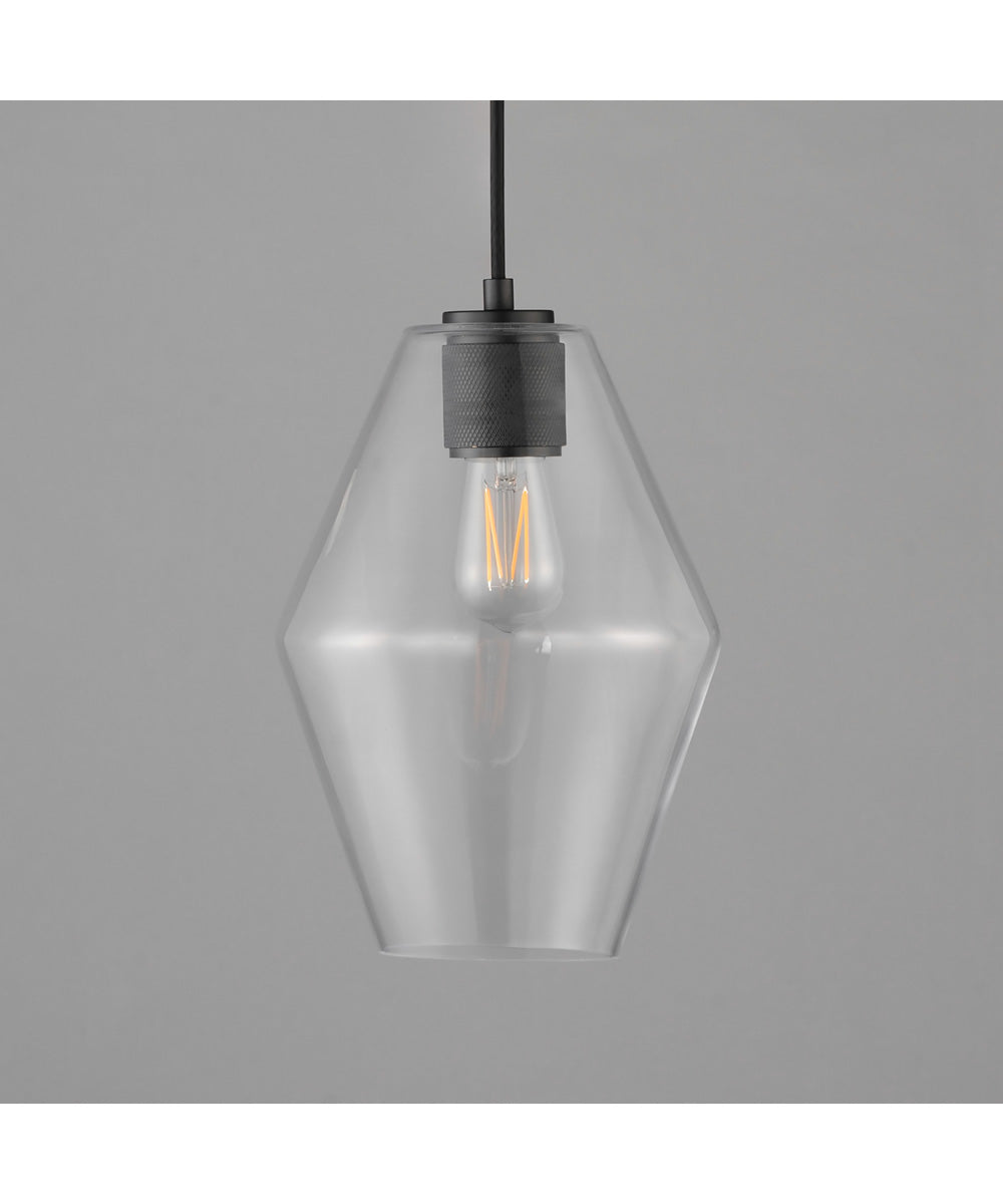 Geode Small Pendant Black