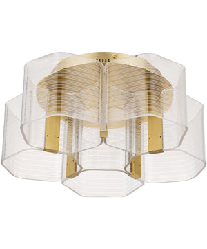 Kenzo  Close-to-Ceiling Polished Anodized Bronze