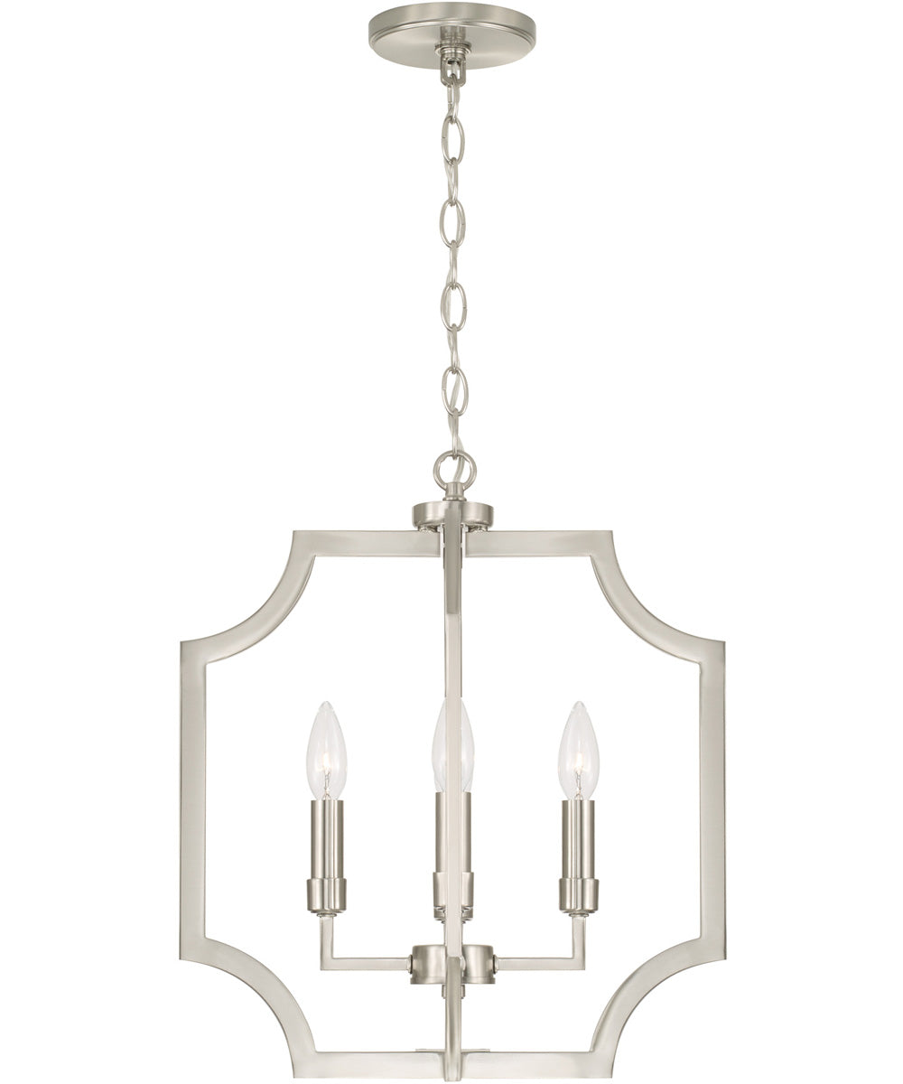 Courtney 4-Light Foyer Brushed Nickel