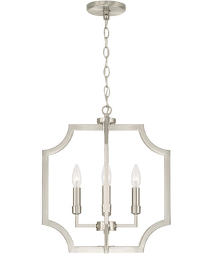Courtney 4-Light Foyer Brushed Nickel
