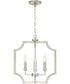 Courtney 4-Light Foyer Brushed Nickel