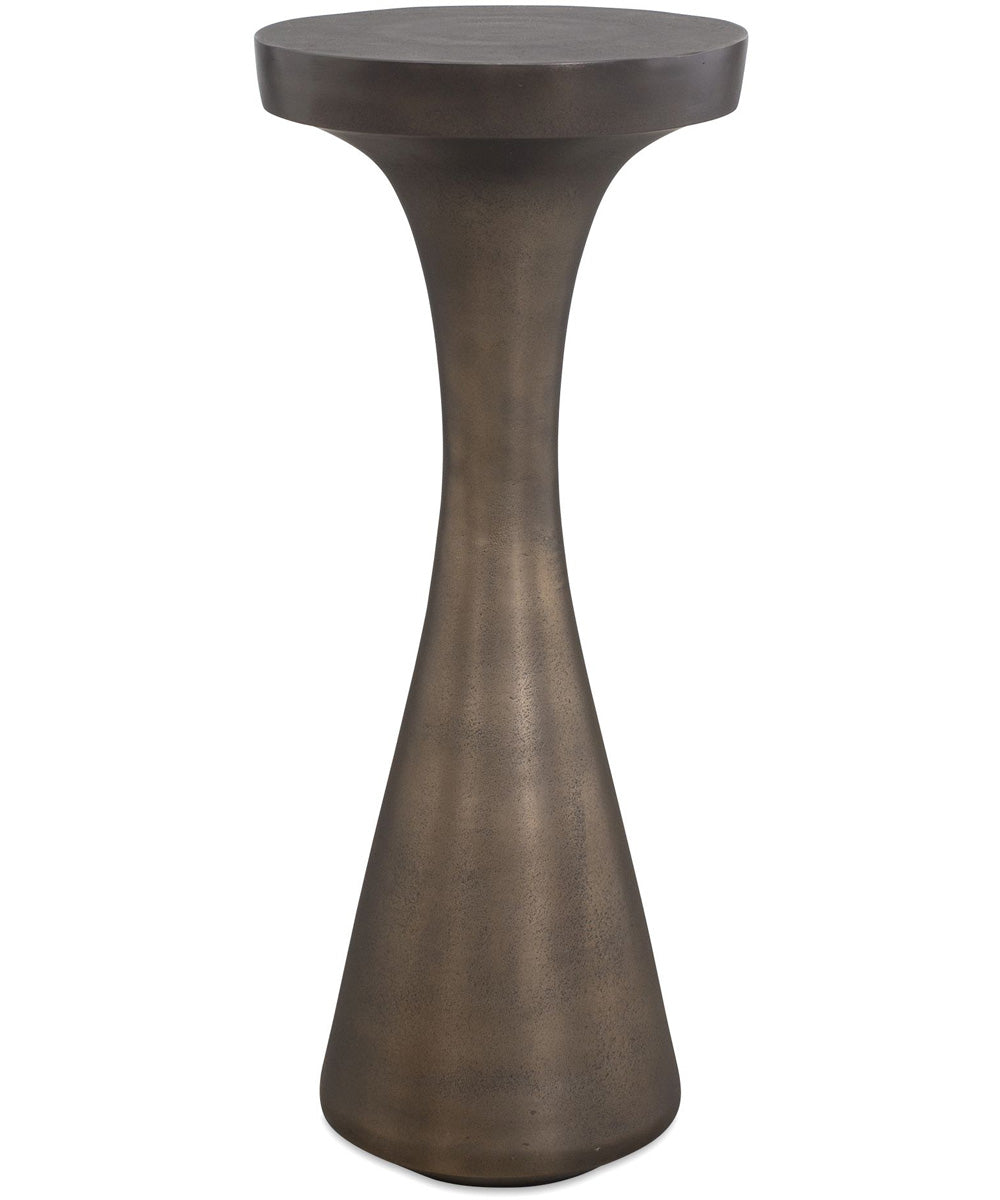 Miko Indoor-Outdoor Bronze Drink Table
