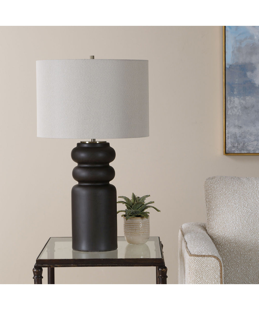 Macon Matte Black Table Lamp