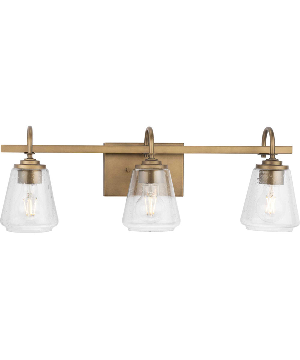 Martenne 3-Light Modern Farmhouse Vanity Light Aged Bronze