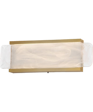 Celine 16 inch LED Bath Vanity Natural Aged Brass