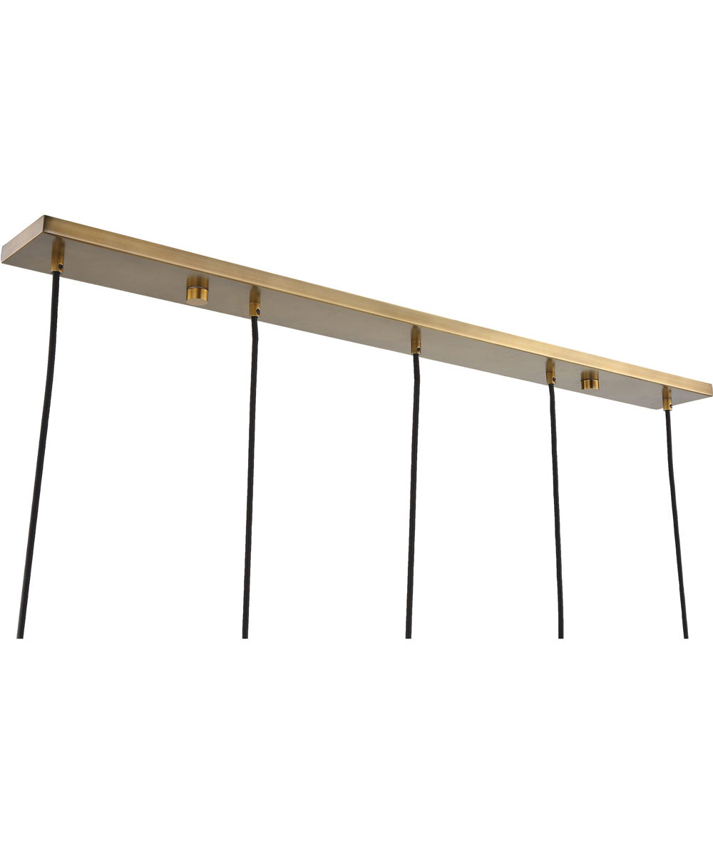 Geodesic 5 Light Linear Pendant