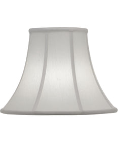 7x14x11 Off White Silk Shantung Bell Softback Lampshade