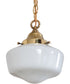 9" Wide Revival Schoolhouse Traditional Globe Pendant