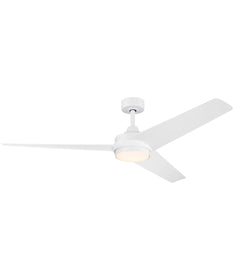 Velto 60-in. 3-Blade LED Modern Ceiling Fan Matte White