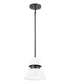Lozano 9"W 1-Light White Finish Metal Cone Shade Indoor/Outdoor Pendant Light by Kichler