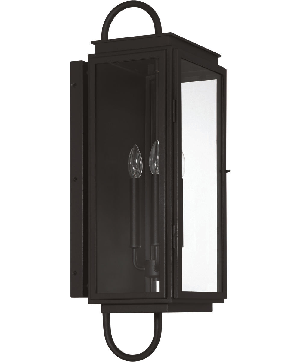 Irving 3-Light Outdoor Lighting Textured Black