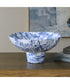 Indigo Marble Pedestal Bowl