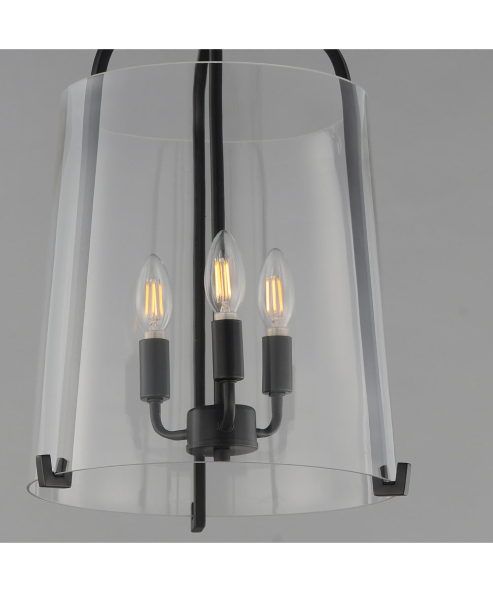 Bellmore 3-Light Foyer Pendant Black