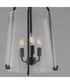 Bellmore 3-Light Foyer Pendant Black