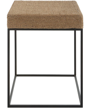 Laramie Rustic Rope Accent Table