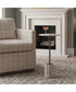 Lana Scalloped Marble Drink Table