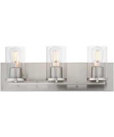 Lateral 3-Light Bath Vanity Satin Nickel