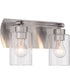Hendrix 2-Light Lighting Brushed Polished Nickel