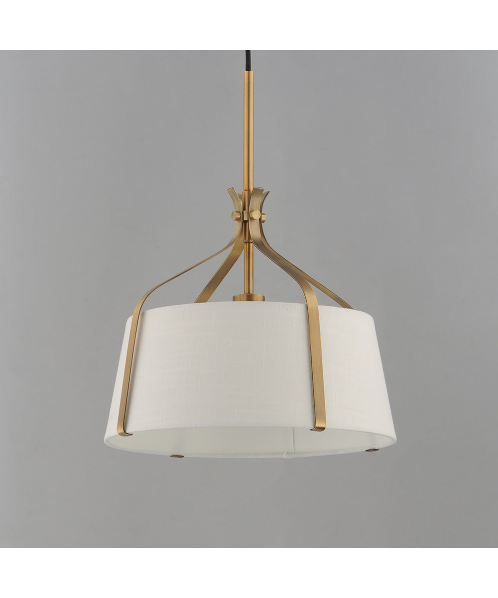 Bandera 14 inch 1-Light Pendant Natural Aged Brass