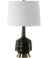 Foster Black Glaze Table Lamp