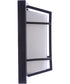 Bulkhead Rectangular 1-Light Outdoor Lighting Textured Black