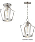Arden Single Pendant / Semi Flush Satin Nickel