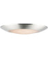 Diverse 9 inch LED Flush Mount 5CCT Satin Nickel