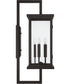 Jordan 5-Light Outdoor Lighting Textured Black