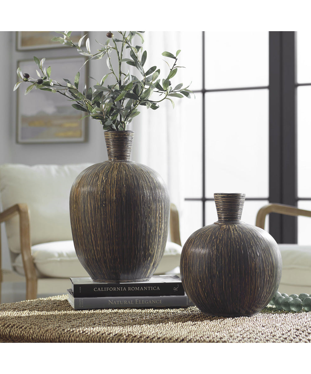 Islander Black Vases Set of 2