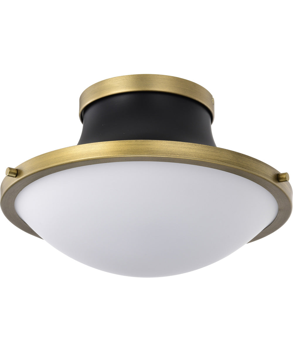 Lafayette 1-Light Close-to-Ceiling Matte Black