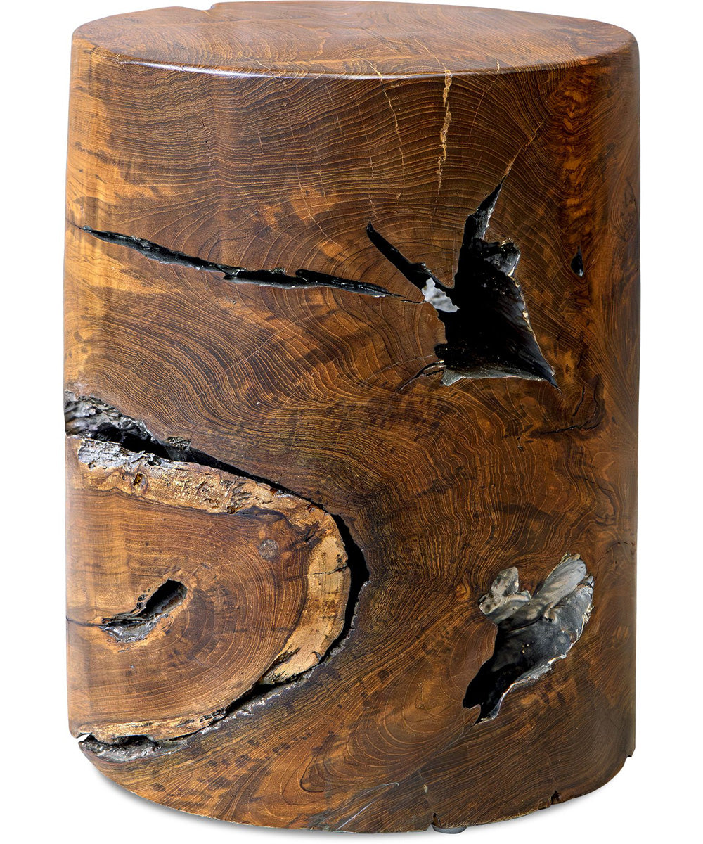 Rafe Wooden Accent Stool