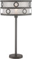 Lite Source Lavinia 1-light Table Lamp  Burnished Bronze/inner Fabric Shade