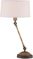 Lite Source Ulyana 1-light Table Lamp  Two-tone/linen Fabric Shade