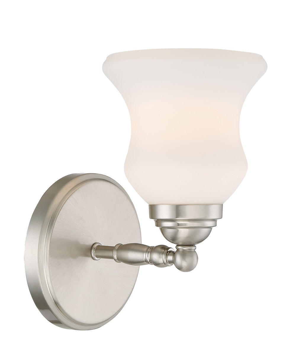 Lite Source Faina 1-light Wall Lamp Brushed Nickel