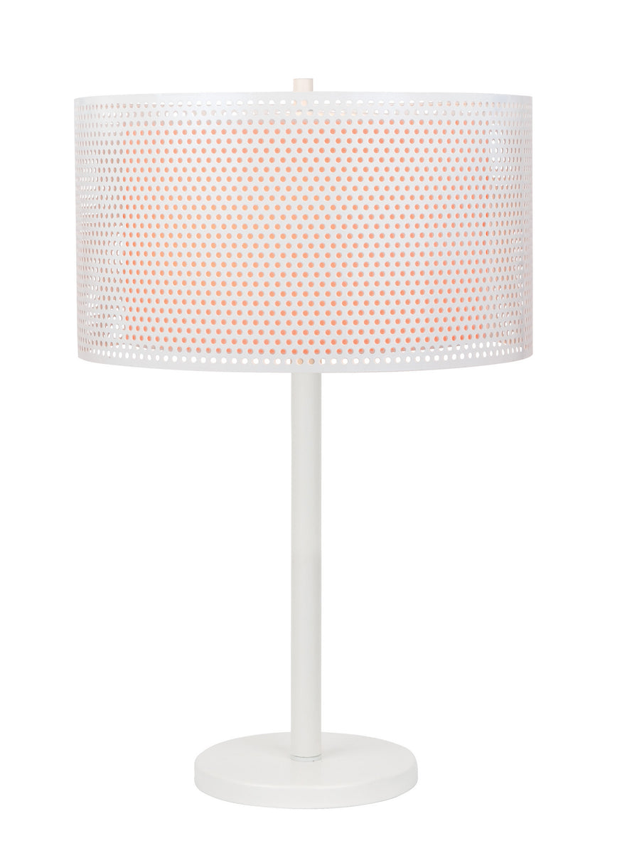 Lite Source Parmida 2-light Table Lamp White