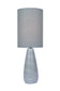 Lite Source Quatro 1-light Mini Table Lamp Brushed Grey