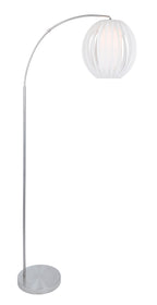 80"H Deion 1-Light Arch Lamp Brushed Nickel