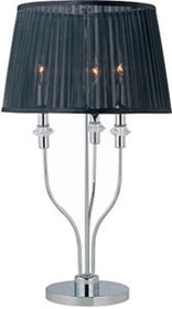 29"H OPEN BOX Marrim Table Lamp Chrome/Black